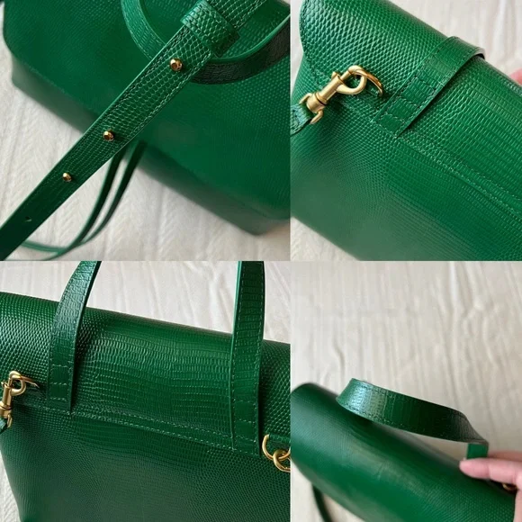 Mansur Gavriel Soft Lady Bag Lizard Embossed Leather - Picture 9 of 17